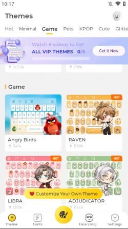 facemoji keyboard输入法下载2024