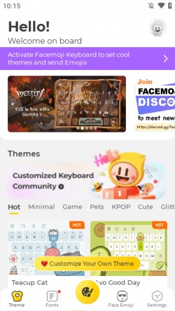 facemoji keyboard输入法下载20242