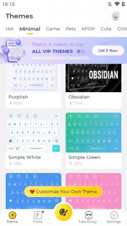 facemoji keyboard输入法下载20244